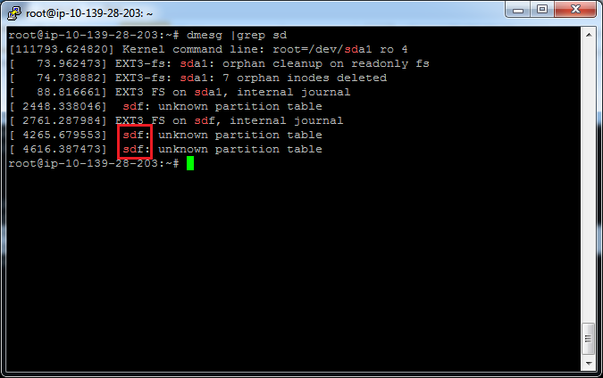 aws scsi disk map to xvd